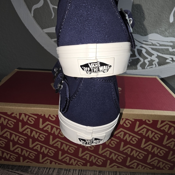 Vans Mary Jane Straps Metal Parisian Night Womens Sz 11 Box - Picture 4 of 8